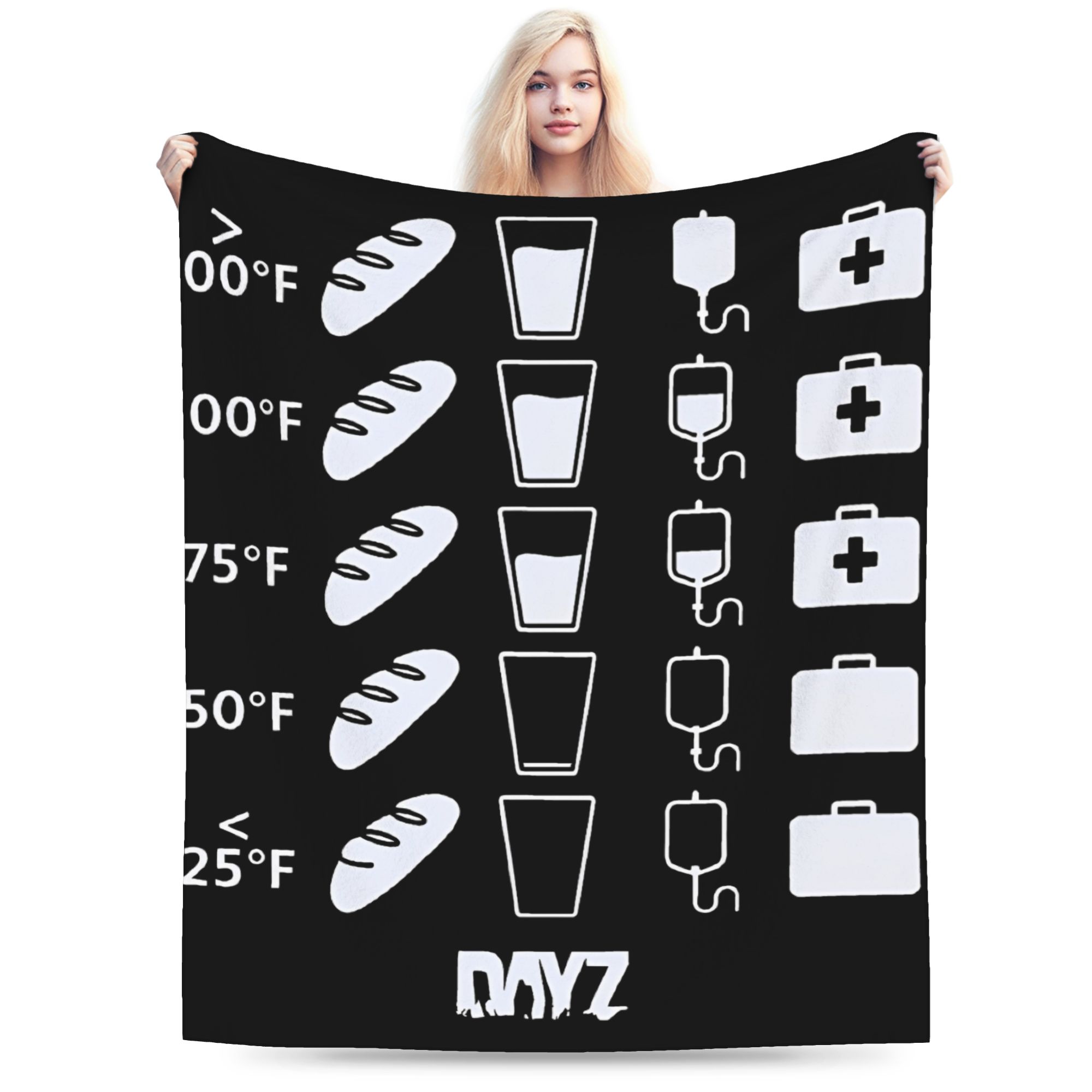 DayZ Plush Blanket Boy Girl Flannel Bedding Throws For Couch Bed Warm Soft DIY Quality Bedspread Gift Idea 75x90cm
DayZ Plush Blanket Boy Girl Flannel Bedding Throws For Couch Bed Warm Soft DIY Quality Bedspread Gift Idea 75x90cm