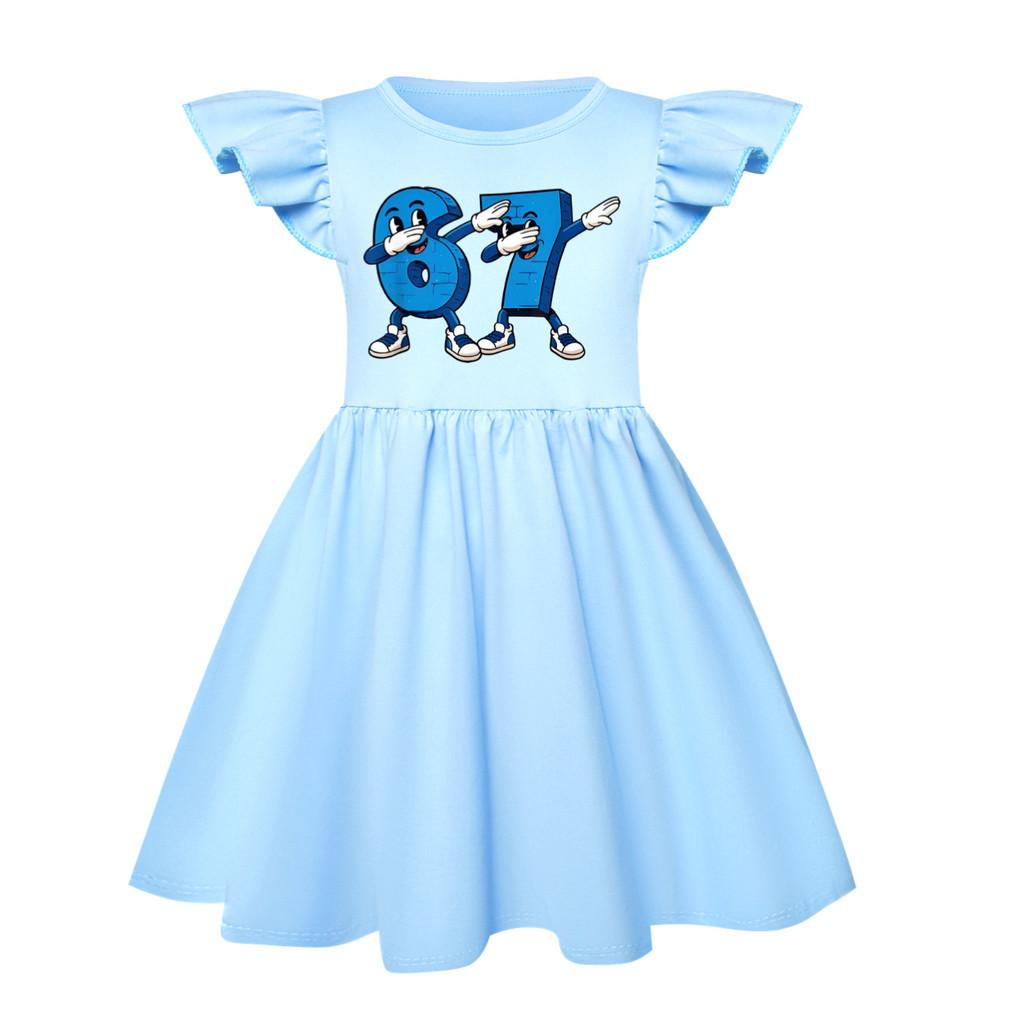 5226 Kids Girls Steal a Brainrot 67 Six Seven Printed Ruffle Short Sleeves Casual Dress 160cm
5226 Kids Girls Steal a Brainrot 67 Six Seven Printed Ruffle Short Sleeves Casual Dress 160cm