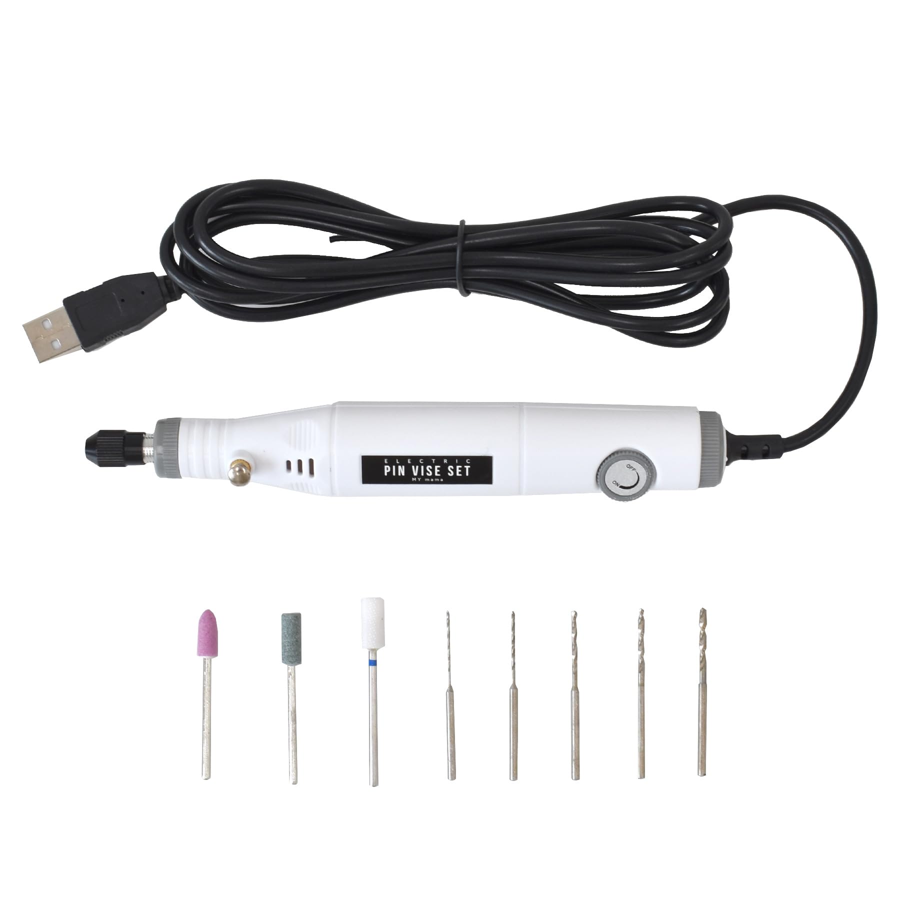 MYmama Electric Pin Vice Chikarakun Mini Router Hole Drill File Nail Resin Tool Pin Vice (Electric Body)
MYmama Electric Pin Vice Chikarakun Mini Router Hole Drill File Nail Resin Tool Pin Vice (Electric Body)