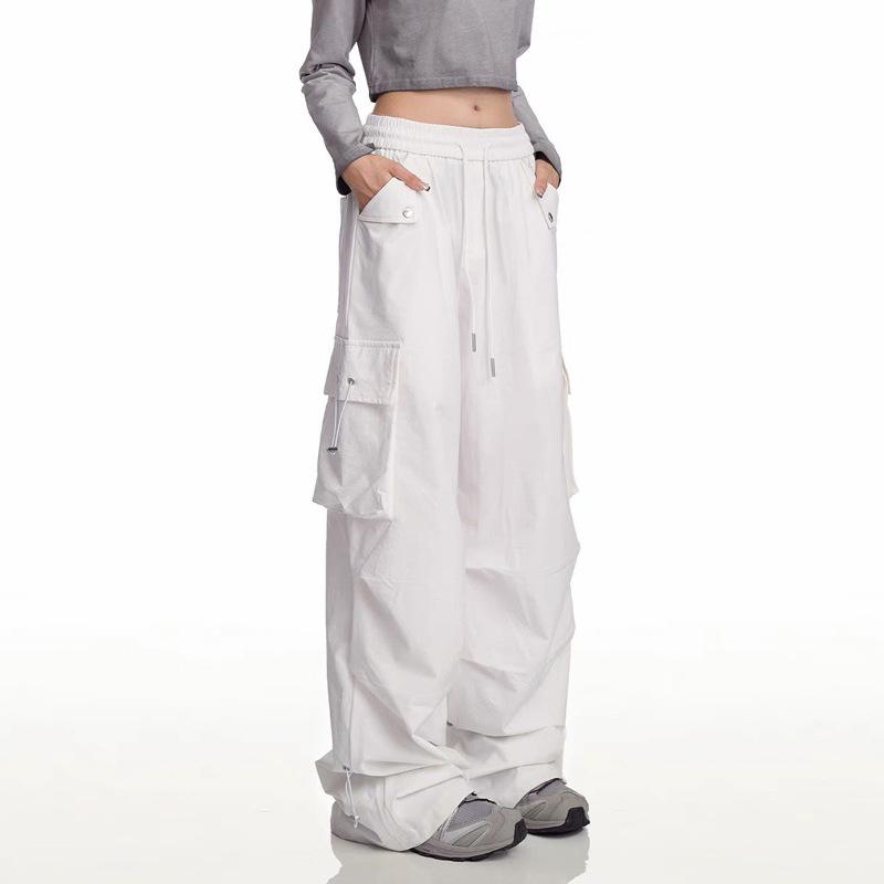 Женские уличные хипстерские хип-хоп однотонные брюки рабочая одежда прямые брюки с множеством карманов XL белый
Женские уличные хипстерские хип-хоп однотонные брюки рабочая одежда прямые брюки с множеством карманов XL белый