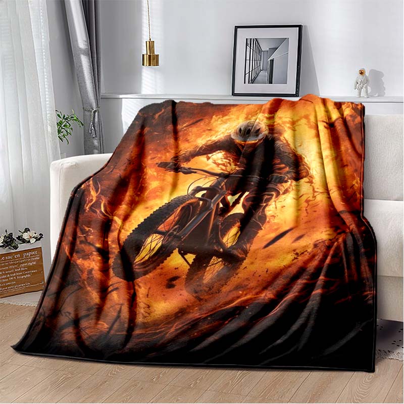Cyclist with Colorful Abstract Stripes Fleece Blanket, Soft Throw Blanket for Sofa, Bed, Office, Camping, Gift Idea 80cm x 120cm
Cyclist with Colorful Abstract Stripes Fleece Blanket, Soft Throw Blanket for Sofa, Bed, Office, Camping, Gift Idea 80cm x 120cm