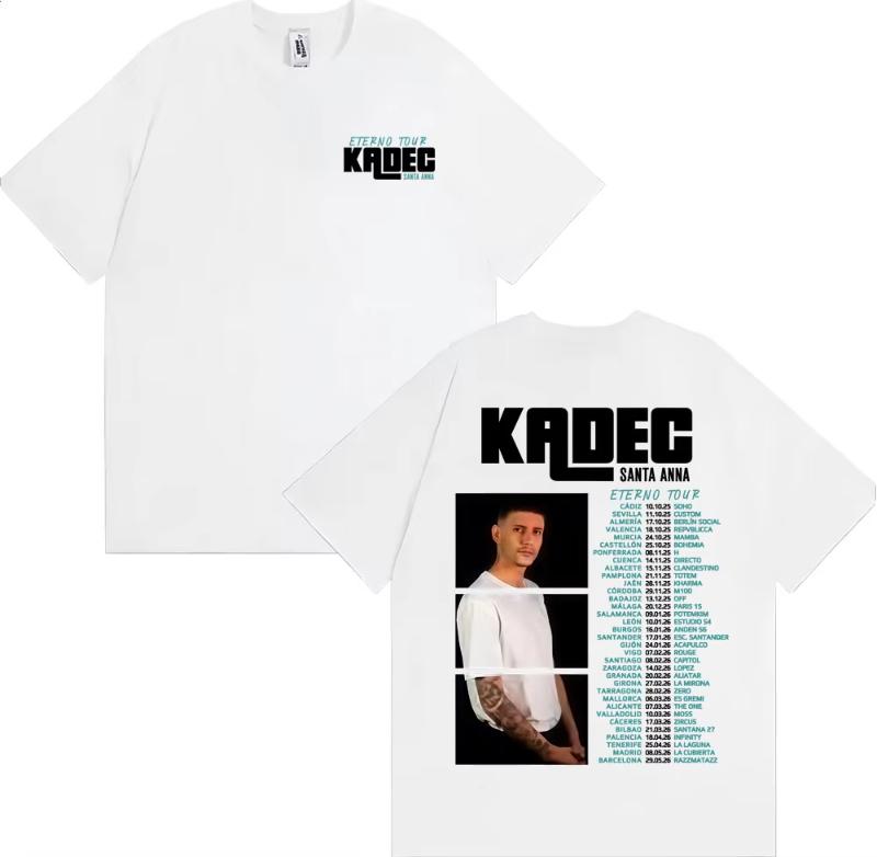 Kadec Santa Anna Eterno Tour 2026 Graphic T-shirts Men Women Fashion Vintage Short Sleeve T Shirts Cotton Oversized T-shirt 5XL різнокольоровий
Kadec Santa Anna Eterno Tour 2026 Graphic T-shirts Men Women Fashion Vintage Short Sleeve T Shirts Cotton Oversized T-shirt 5XL різнокольоровий