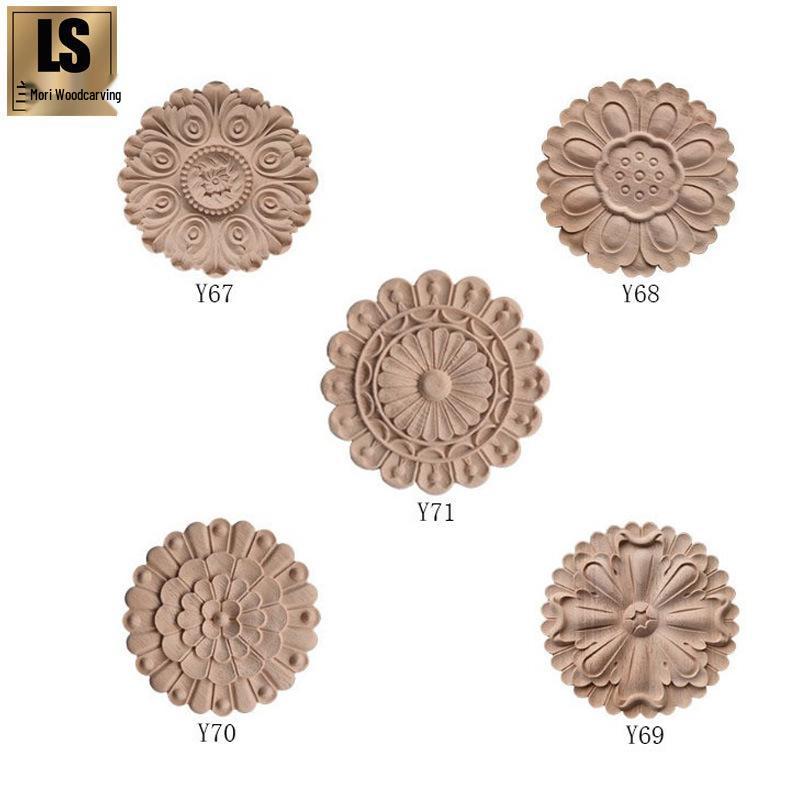 European Style Round Wood Carving Floral Panel for Cabinets and Walls Y71 Version 12cm
European Style Round Wood Carving Floral Panel for Cabinets and Walls Y71 Version 12cm