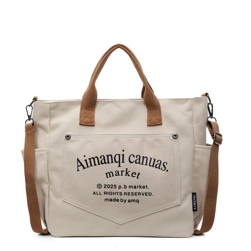 Letter Large-capacity Bag Women 2026 New Fashionable One-shoulder Women s Canvas All-matching Tote Class Commuting
Letter Large-capacity Bag Women 2026 New Fashionable One-shoulder Women s Canvas All-matching Tote Class Commuting