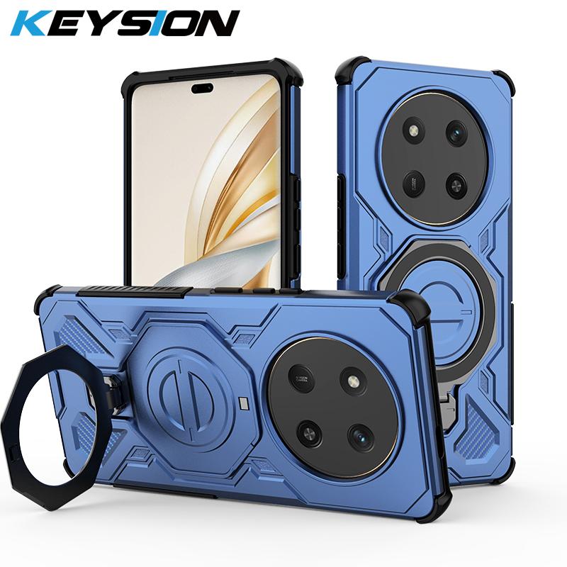 KEYSION Противоударный магнитный чехол для HONOR X9c 5G X9c Smart с металлической кольцом-подставкой для телефона для Honor Magic 7 Lite 5G for Honor X9c синий
KEYSION Противоударный магнитный чехол для HONOR X9c 5G X9c Smart с металлической кольцом-подставкой для телефона для Honor Magic 7 Lite 5G for Honor X9c синий