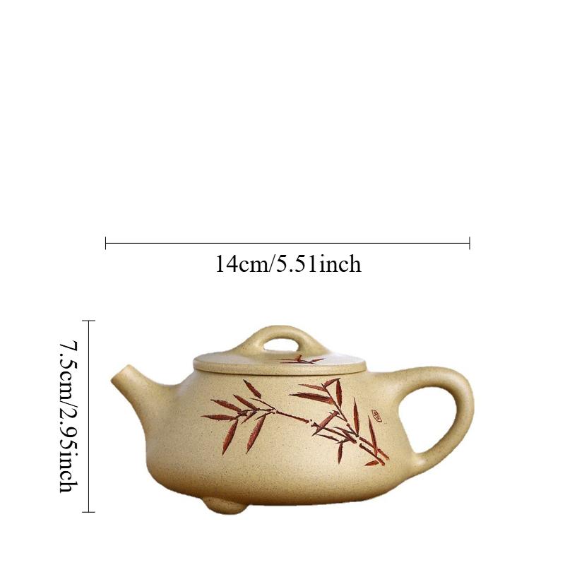 230ml Classic Yixing Purple Clay Teapot Handmade Section Mud Stone Scoop Kettle Chinese Filter Tea Infuser Teaware Supplies
230ml Classic Yixing Purple Clay Teapot Handmade Section Mud Stone Scoop Kettle Chinese Filter Tea Infuser Teaware Supplies