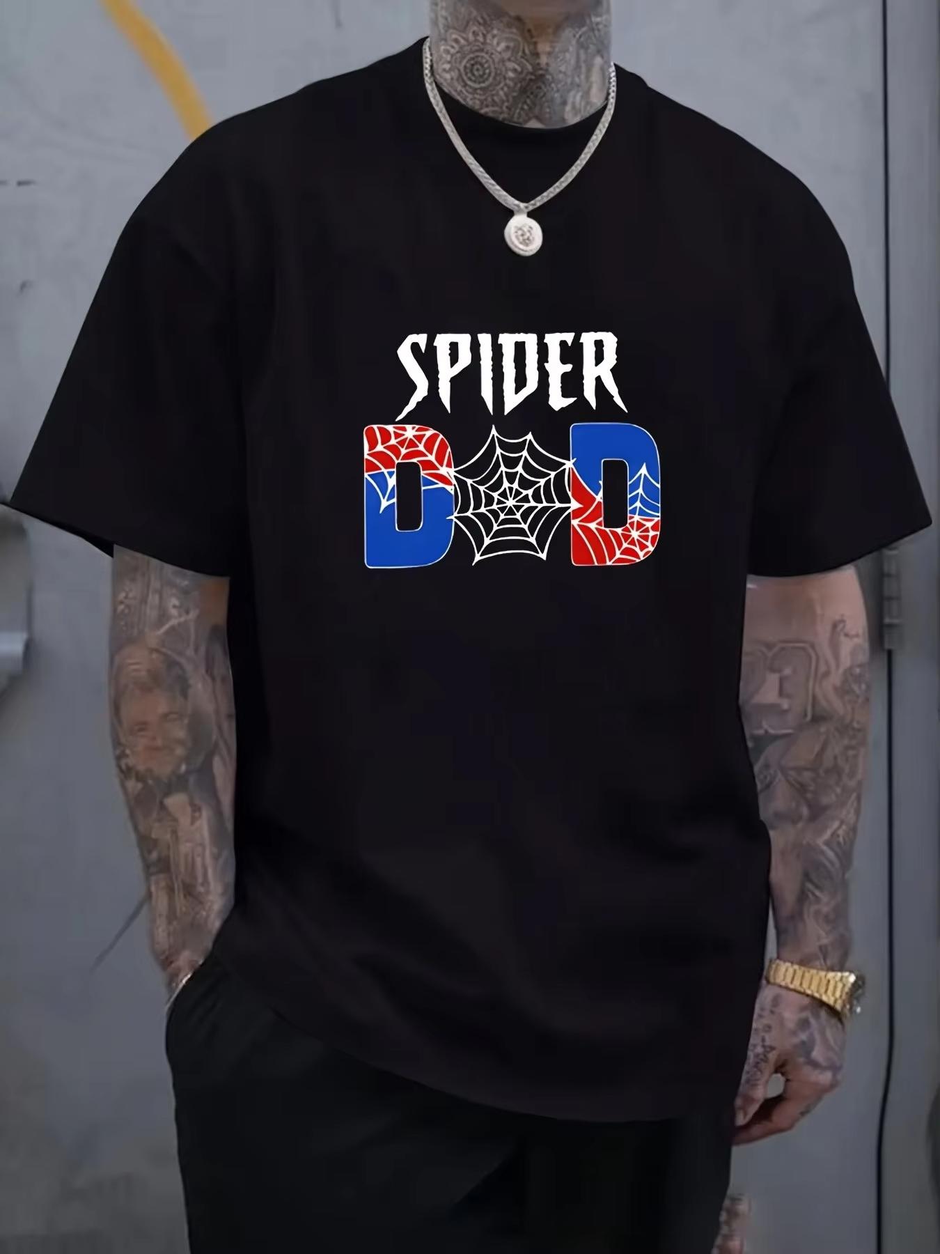 2026 Spider Man Spider Dad TShirt Mens Casual Short Sleeve Tee Tops Summer Fashion Streetwear Tshirt Plus Size Male Clothing M
2026 Spider Man Spider Dad TShirt Mens Casual Short Sleeve Tee Tops Summer Fashion Streetwear Tshirt Plus Size Male Clothing M