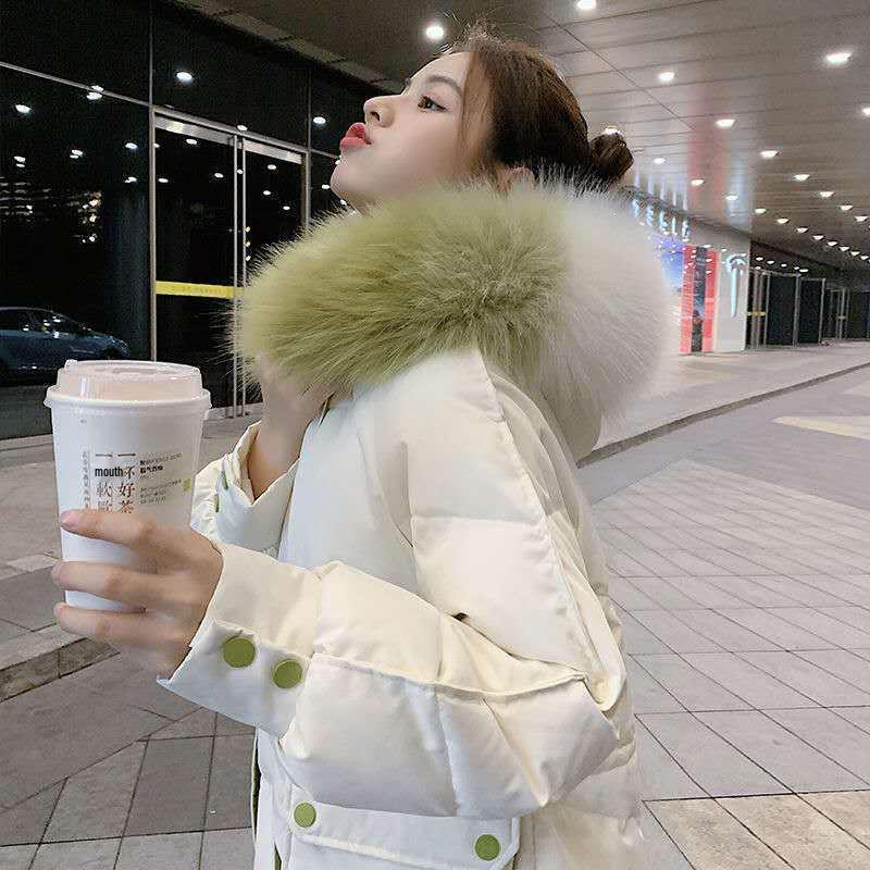 Women s 2024 Mid-Length Over-the-Knee Down Cotton Jacket with Fur Collar - Korean Style, Thick, and Loose Fit for Winter 2XL 156-175 lbs
Women s 2024 Mid-Length Over-the-Knee Down Cotton Jacket with Fur Collar - Korean Style, Thick, and Loose Fit for Winter 2XL 156-175 lbs
