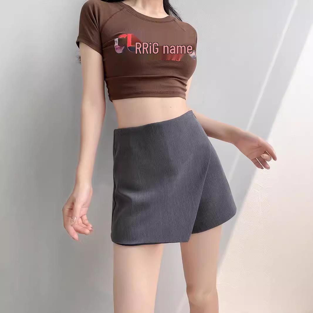 Women s Gray High-Waist A-Line Skort - Autumn 2024 Casual Slimming Irregular Wide-Leg Shorts XL
Women s Gray High-Waist A-Line Skort - Autumn 2024 Casual Slimming Irregular Wide-Leg Shorts XL