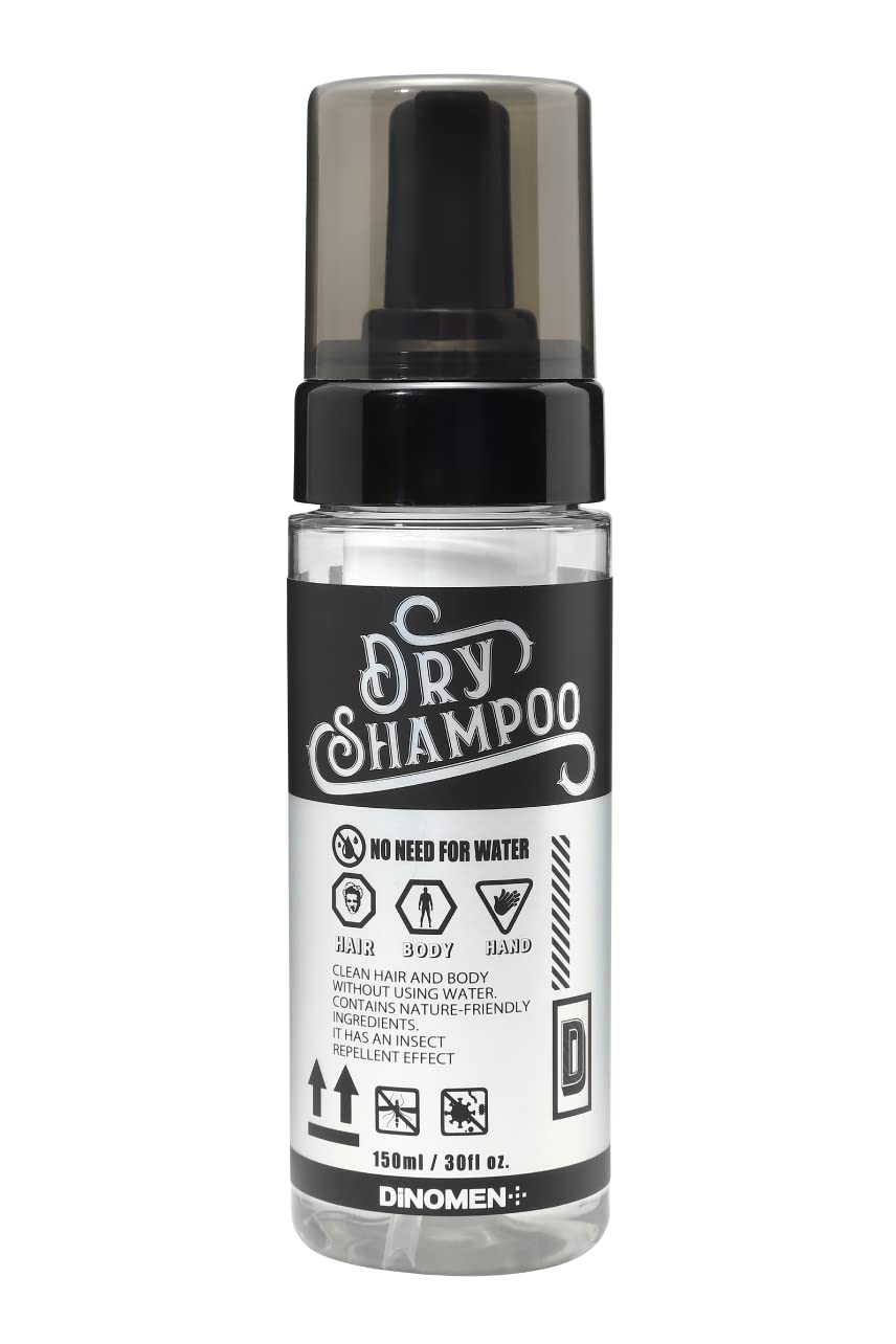DiNOMEN Dry Shampoo for Hair & Body 150ml Disinfectant, Deodorizing, Waterless Shampoo for the Whole Body, Outdoors, Camping, Mountaineering,
DiNOMEN Dry Shampoo for Hair & Body 150ml Disinfectant, Deodorizing, Waterless Shampoo for the Whole Body, Outdoors, Camping, Mountaineering,