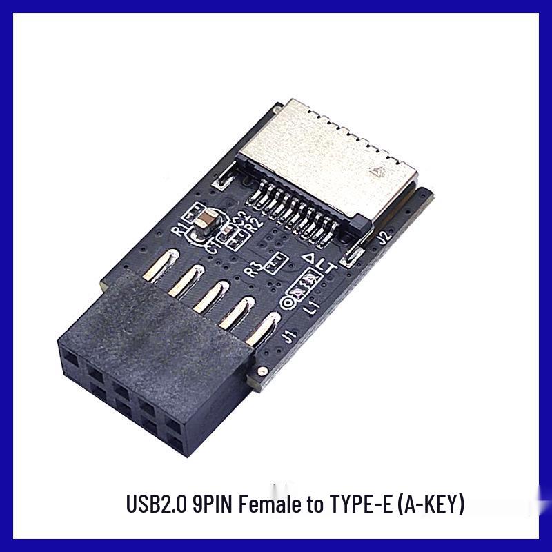 USB 3.0 Передня 19-контактна на Type-C 3.1 Type-E 20-to-9-Pin Карта-адаптер розширення
USB 3.0 Передня 19-контактна на Type-C 3.1 Type-E 20-to-9-Pin Карта-адаптер розширення