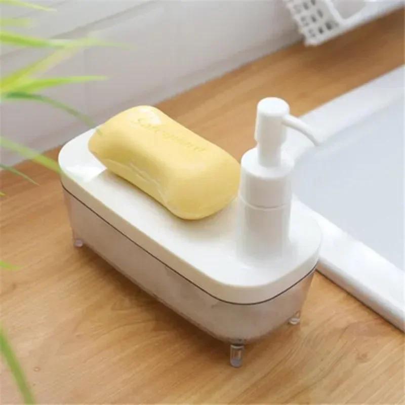 Multi-function Liquid Container Drainboard Soap Holder Rack 2 in1 Dispenser and Soap Storage Box білий
Multi-function Liquid Container Drainboard Soap Holder Rack 2 in1 Dispenser and Soap Storage Box білий