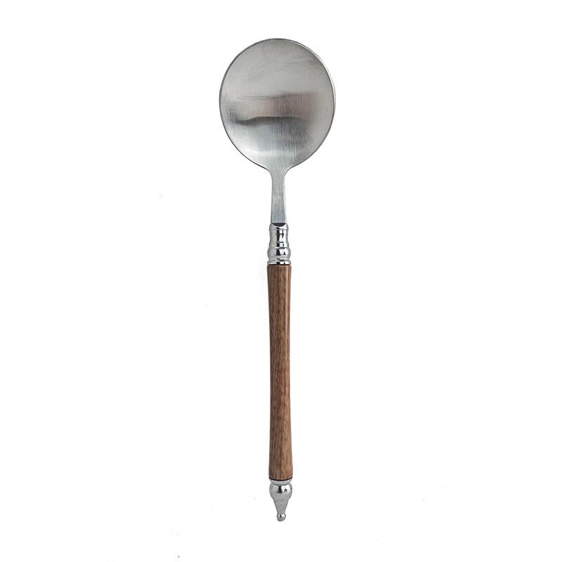 Faux Rosewood Handle Stainless Steel Spoon
Faux Rosewood Handle Stainless Steel Spoon