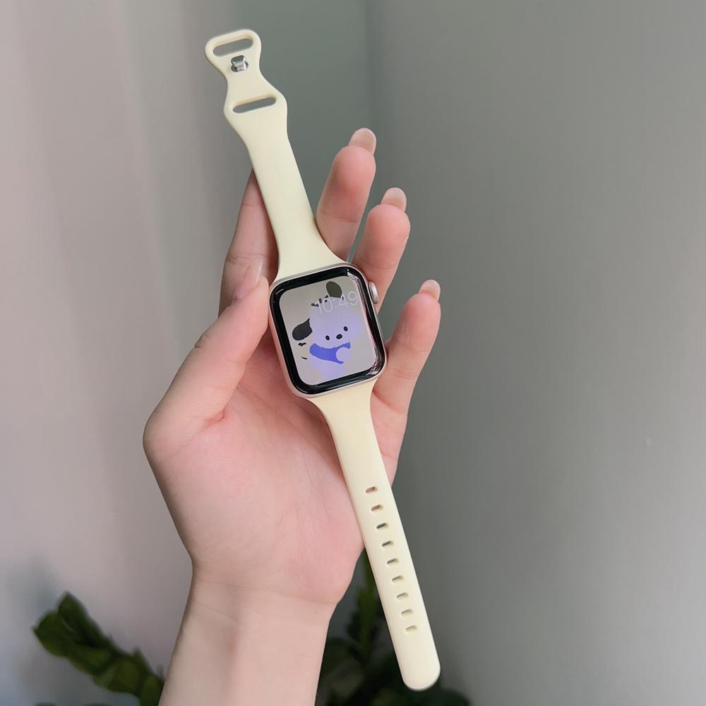 Strap For Apple Watch band women for iWatch 10/9/8/7/6/5 38mm 40mm 41mm 42mm 44mm 45mm 46mm 49mm silicone Loop 42mm44mm45mm46mm49mm лимонно-жовтий колір
Strap For Apple Watch band women for iWatch 10/9/8/7/6/5 38mm 40mm 41mm 42mm 44mm 45mm 46mm 49mm silicone Loop 42mm44mm45mm46mm49mm лимонно-жовтий колір