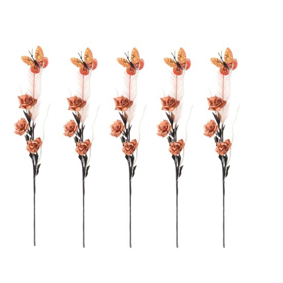5Pcs Artificial Flower Realistic Silk Butterfly Reed Grass Decorative Faux Floral Arrangement for Home Living Room Bedroom Wedding Party Decor оранжевый
5Pcs Artificial Flower Realistic Silk Butterfly Reed Grass Decorative Faux Floral Arrangement for Home Living Room Bedroom Wedding Party Decor оранжевый