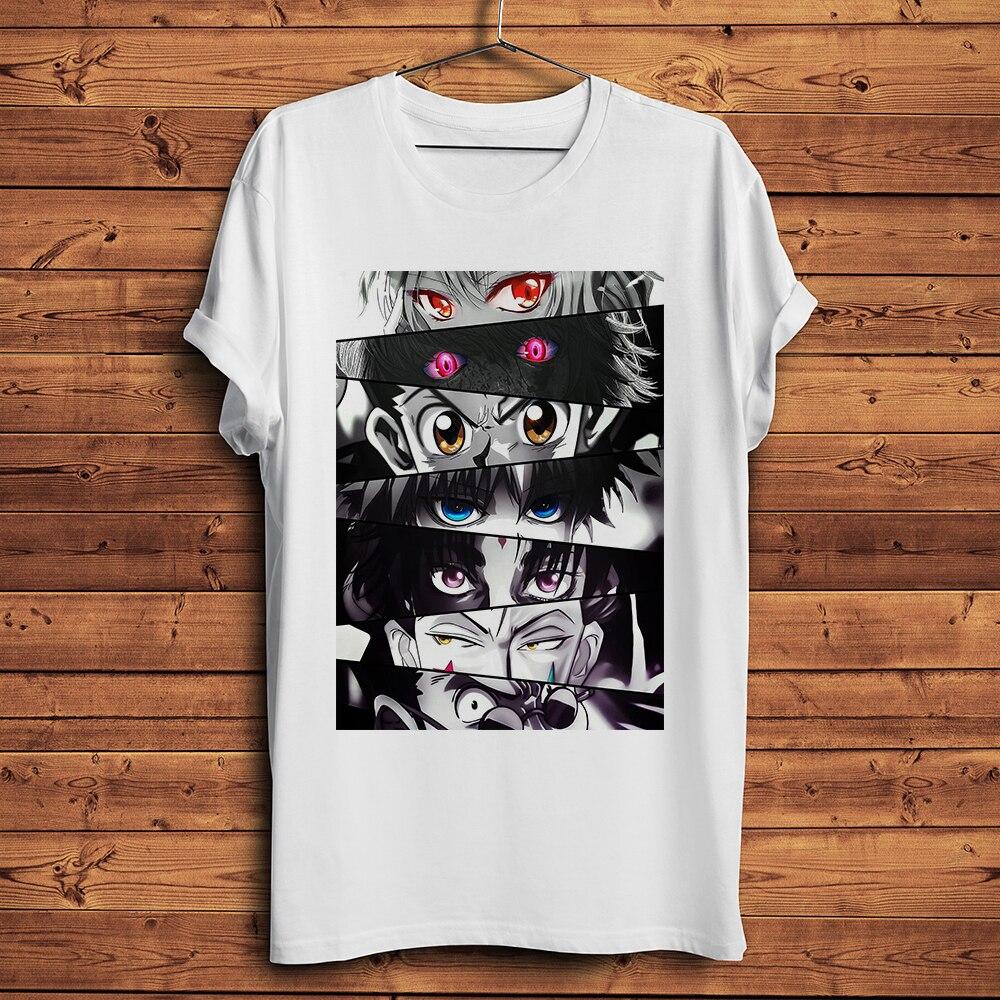 Hunter x Hunter GON Killua Eyes забавная аниме-футболка Мужская летняя новая белая повседневная футболка с коротким рукавом унисекс OTAKU уличная футболка
Hunter x Hunter GON Killua Eyes забавная аниме-футболка Мужская летняя новая белая повседневная футболка с коротким рукавом унисекс OTAKU уличная футболка