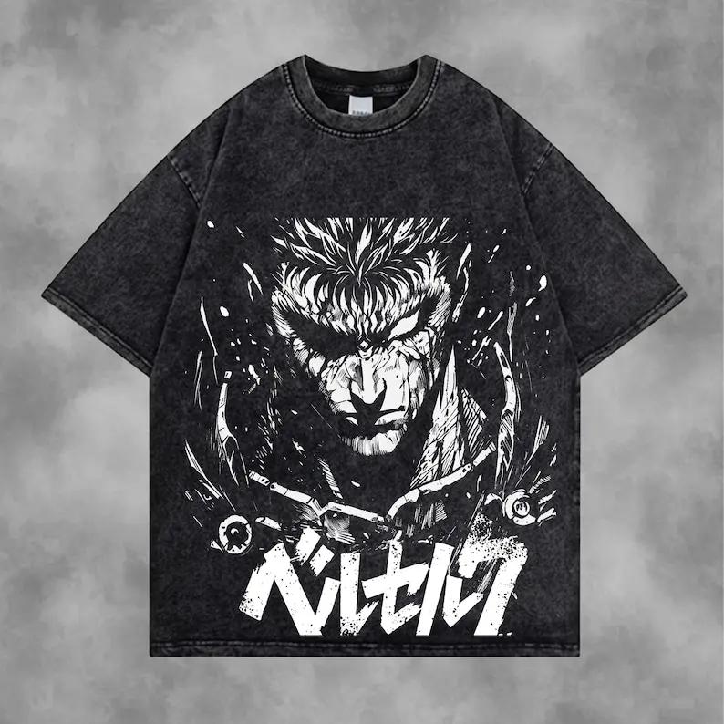 Berserk Anime Printed Tshirt Manga Guts Graphic Vintage Y2k Washed T-shirt For Men s Clothing High Quality Cotton Loose Tee Tops XXL чорний
Berserk Anime Printed Tshirt Manga Guts Graphic Vintage Y2k Washed T-shirt For Men s Clothing High Quality Cotton Loose Tee Tops XXL чорний