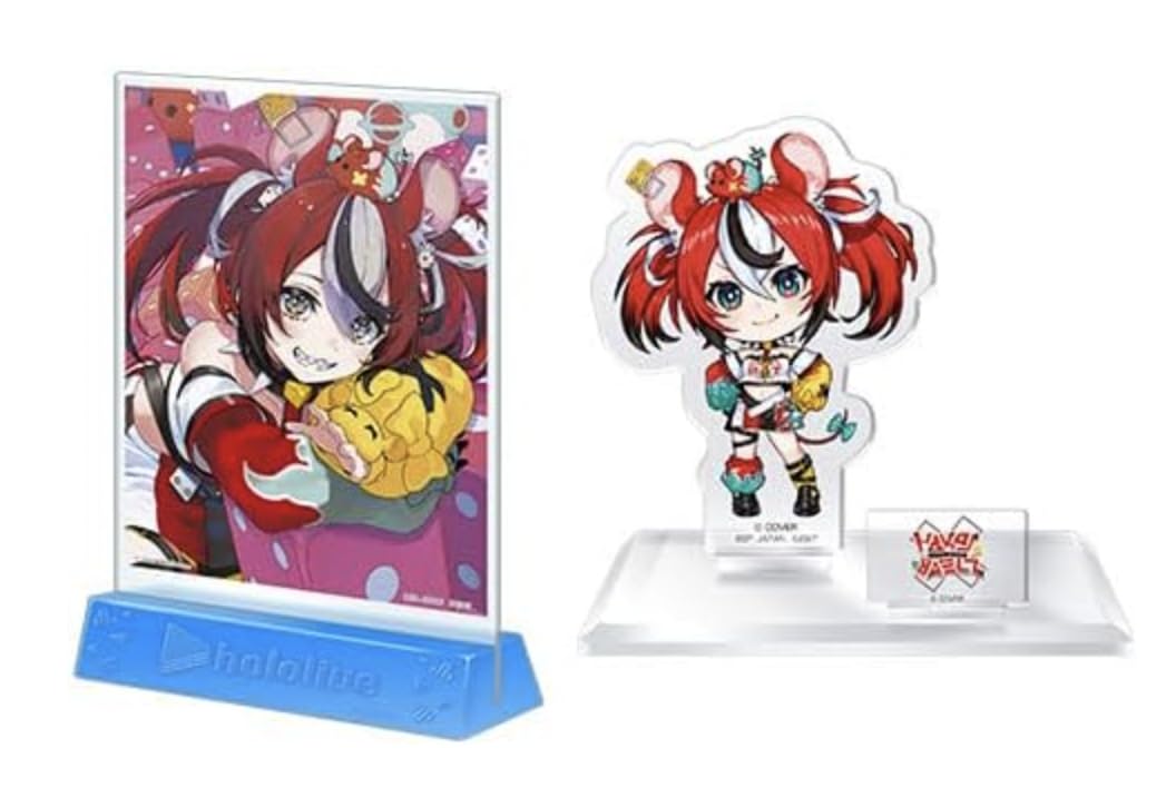 Hacos Veils Ichiban Kuji Hololive vol.5 Mini Art Board Award & Kyun Chara Award Acrylic Stand Set of 2
Hacos Veils Ichiban Kuji Hololive vol.5 Mini Art Board Award & Kyun Chara Award Acrylic Stand Set of 2