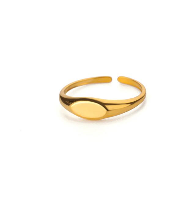 Minimalist Texture Stainless Steel Geometric Rings For Women Gold Color Opening Couple Ring Aesthetic Wedding Christmas Zircon resizable
Minimalist Texture Stainless Steel Geometric Rings For Women Gold Color Opening Couple Ring Aesthetic Wedding Christmas Zircon resizable