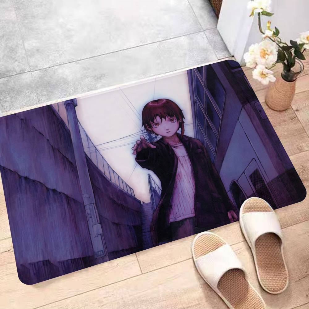 Lain Anime Movie Room Mats Washable Non-Slip Living Room Sofa Chairs Area Mat Kitchen Alfombra 40x60 cm
Lain Anime Movie Room Mats Washable Non-Slip Living Room Sofa Chairs Area Mat Kitchen Alfombra 40x60 cm