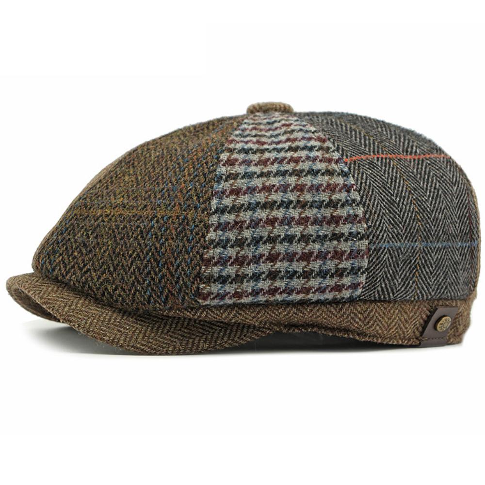 HT4612 Beret Cap Men Women Spring Autumn Wool Beret Hat Patchwork Plaid Ivy Octagonal Flat Cap Male Female Artist Painter Berets 55-59cm Elastic кавовий
HT4612 Beret Cap Men Women Spring Autumn Wool Beret Hat Patchwork Plaid Ivy Octagonal Flat Cap Male Female Artist Painter Berets 55-59cm Elastic кавовий