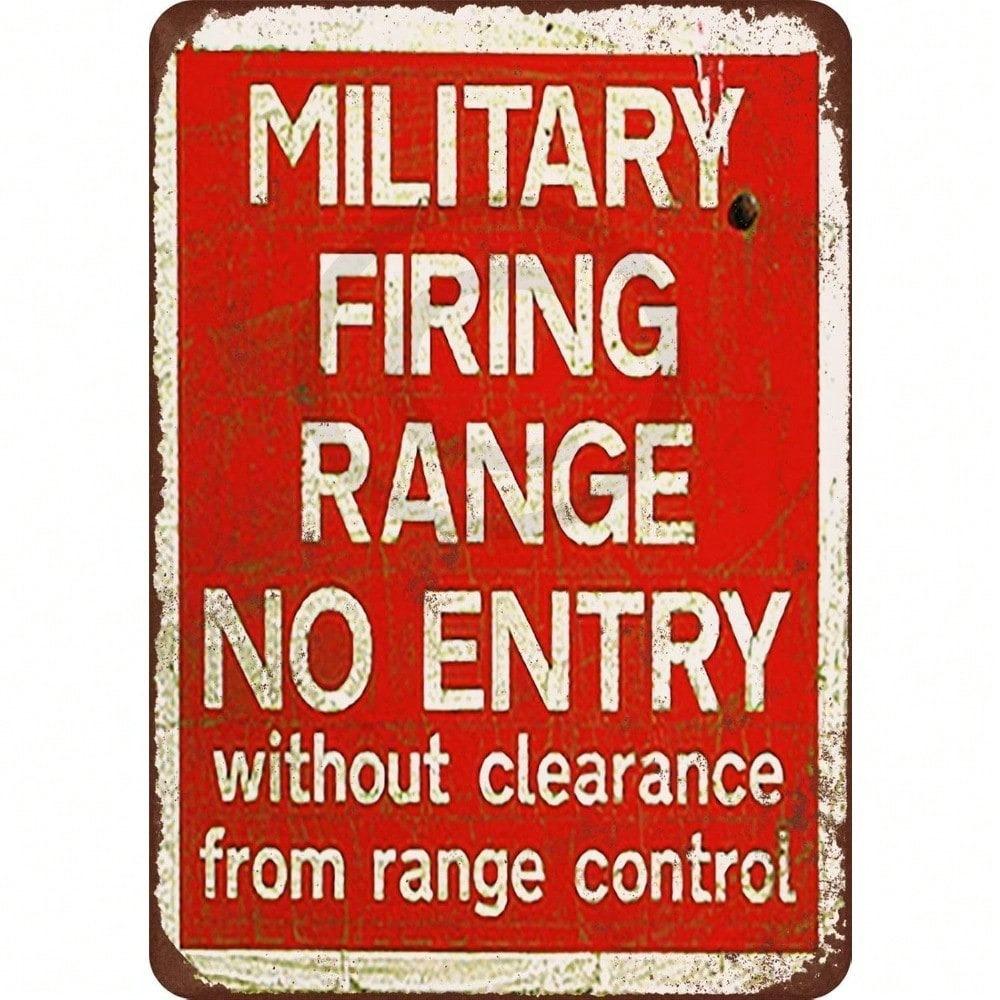Vintage Metal Military Firing Range Tin Sign 8x12 Inches Garage Man Cave Wall Decor 20x30cm белый
Vintage Metal Military Firing Range Tin Sign 8x12 Inches Garage Man Cave Wall Decor 20x30cm белый