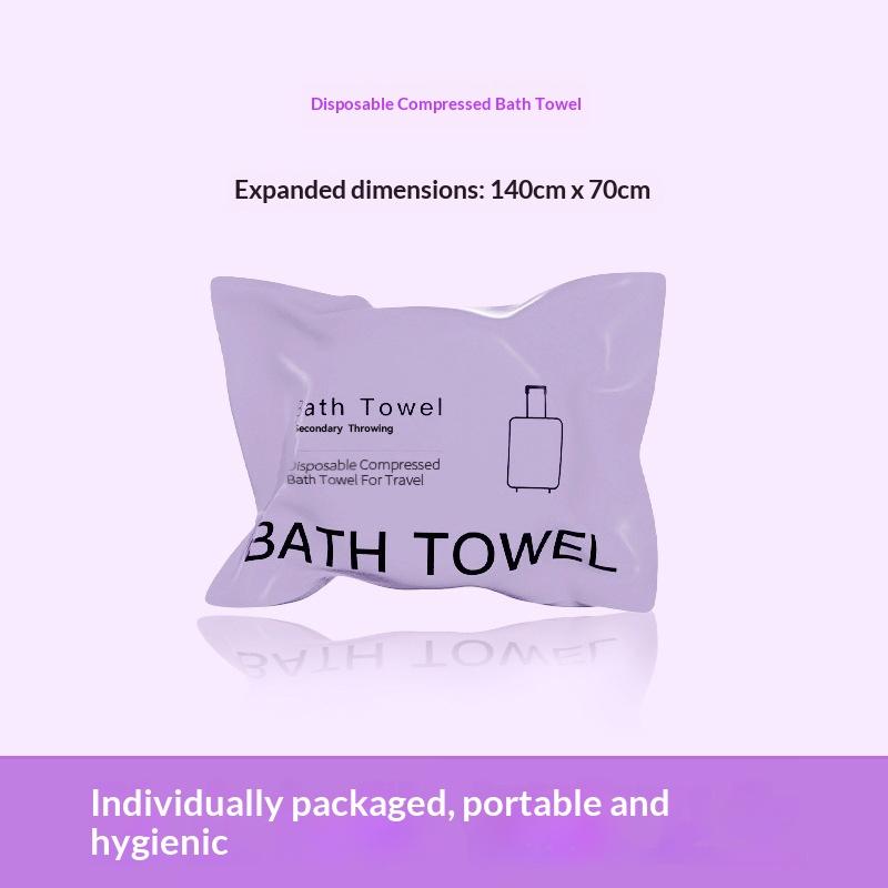 70x140CM Thickened Compressed Disposable Bath Towel Large Quick-Drying Travel Essential Must-Have фіолетовий
70x140CM Thickened Compressed Disposable Bath Towel Large Quick-Drying Travel Essential Must-Have фіолетовий