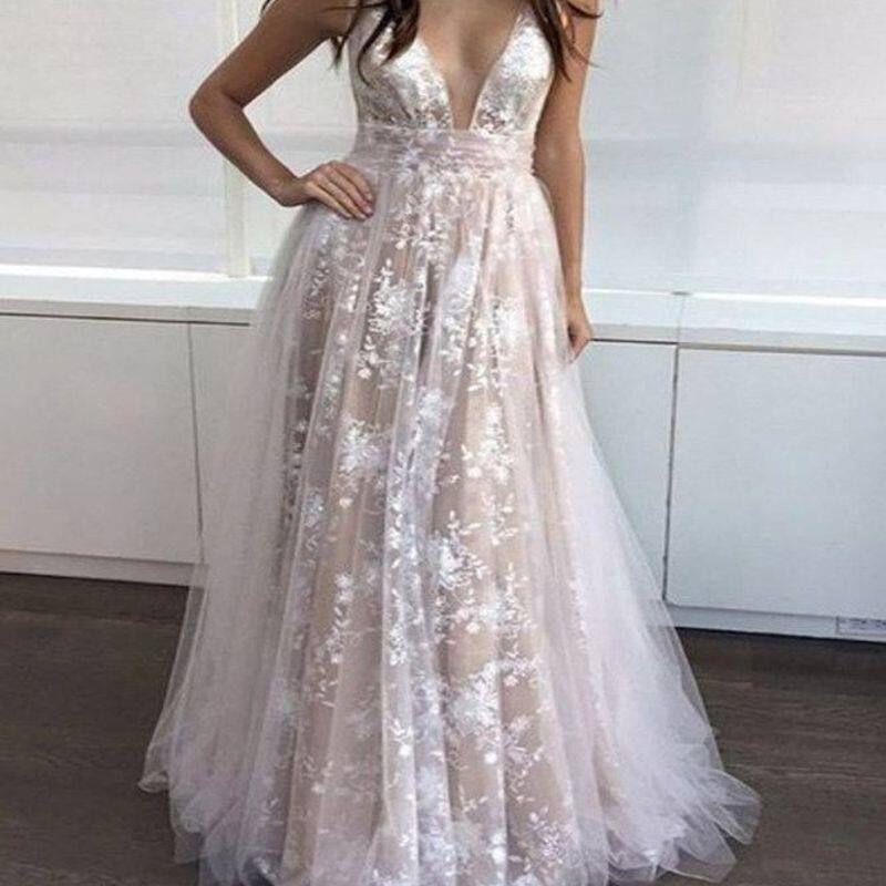 2025 Cross-Border Summer New Style Amazon European and American Foreign Trade Mesh Backless Dress Lace Deep V Gown Long Dress Apricot color S
2025 Cross-Border Summer New Style Amazon European and American Foreign Trade Mesh Backless Dress Lace Deep V Gown Long Dress Apricot color S