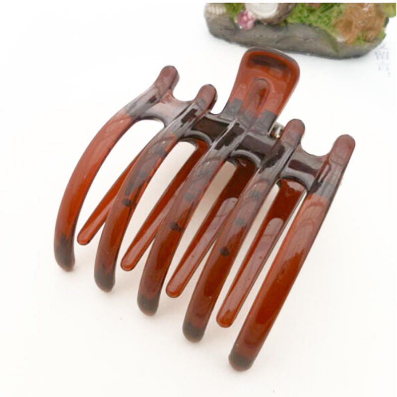 Пластиковый зажим-краб для волос, клипса для укладки, аксессуар для волос для женщин, девушек кофейный
Пластиковый зажим-краб для волос, клипса для укладки, аксессуар для волос для женщин, девушек кофейный