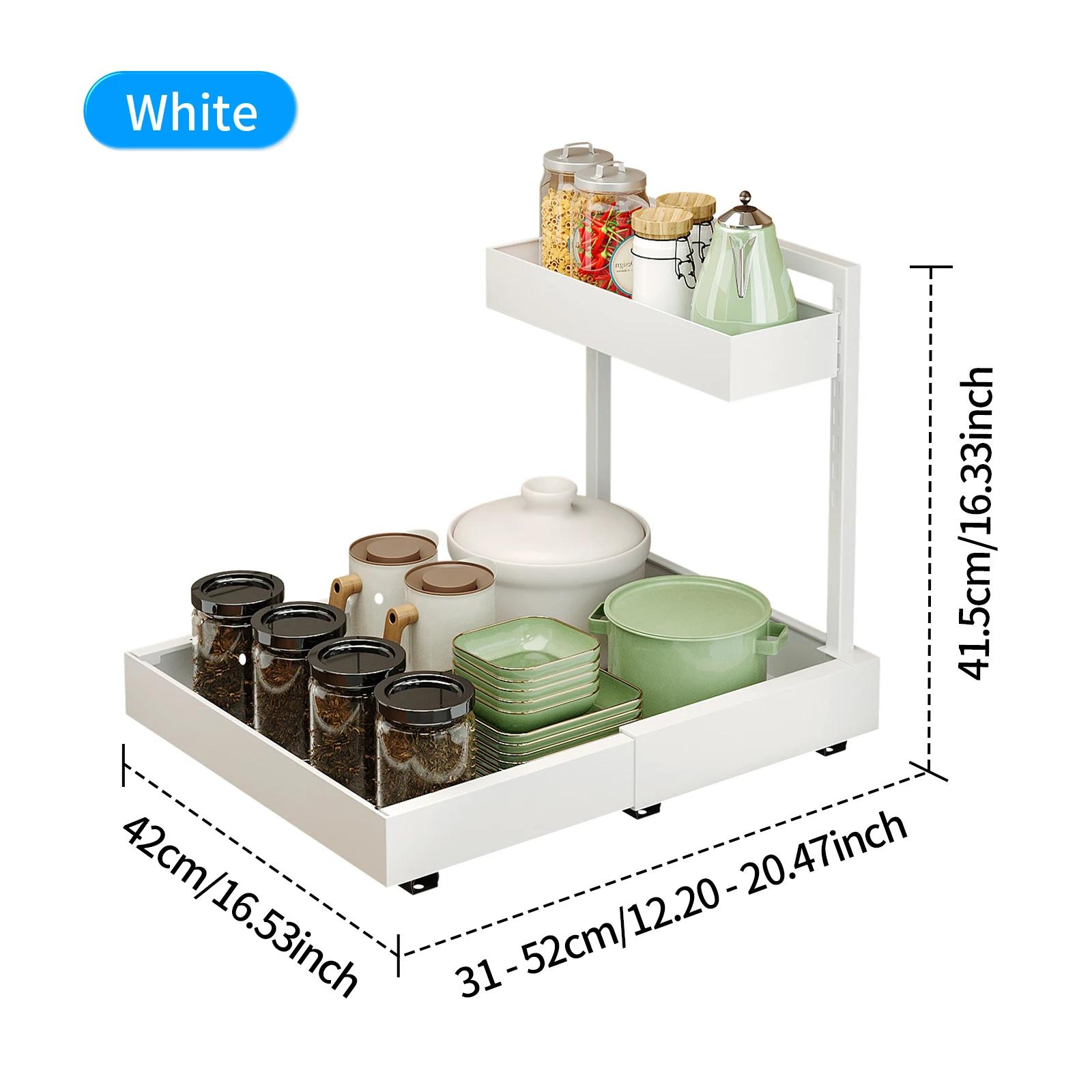 L-shaped guide-rail telescopic storage tray, pull-out cabinet shelf organizer for spices and dishes, under-sink slide-out basket белый
L-shaped guide-rail telescopic storage tray, pull-out cabinet shelf organizer for spices and dishes, under-sink slide-out basket белый