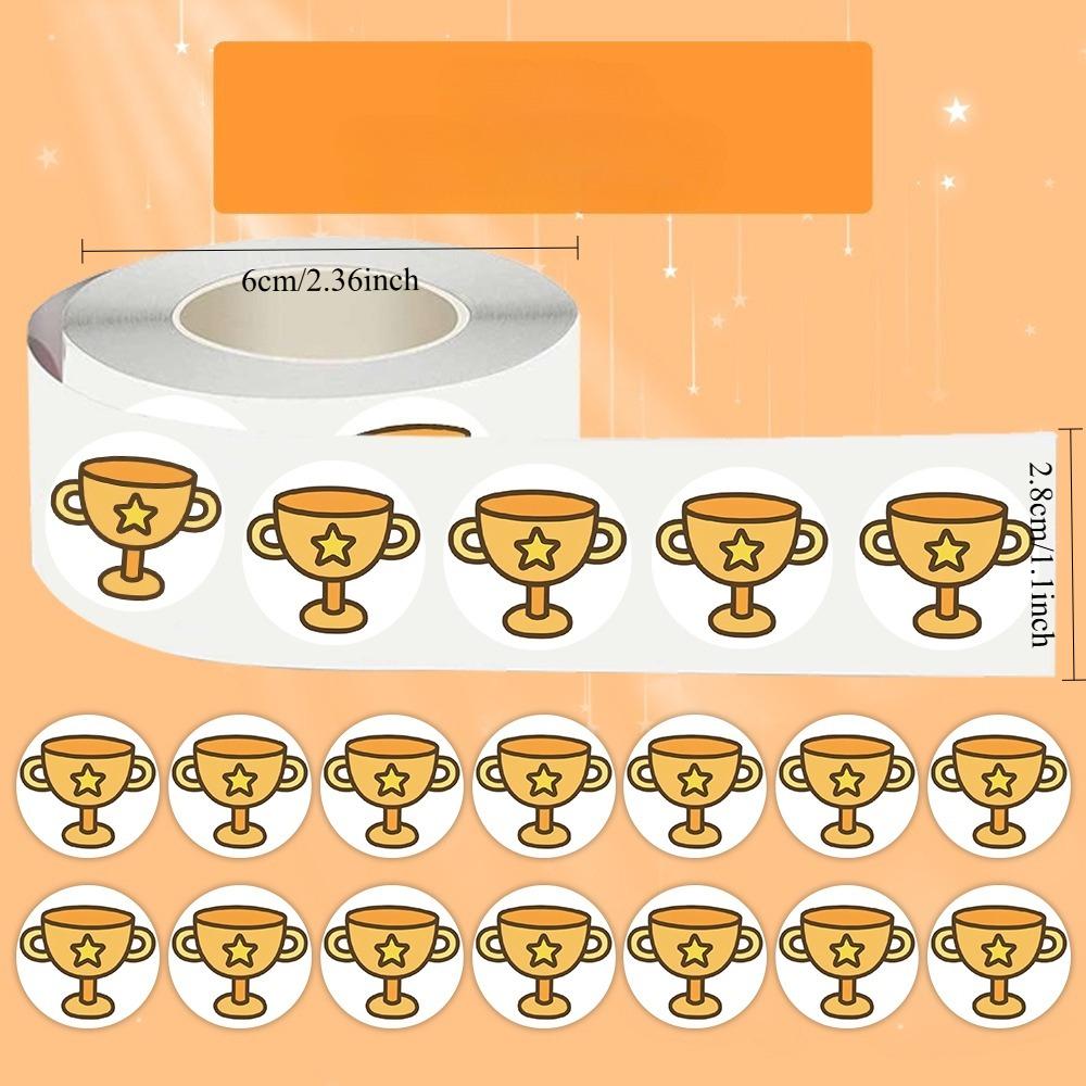 500PCS/Roll Small Trophy Reward Stickers Skateboard DIY Laptop Luggage Phone Scrapbooking Room Gift Modern Home Decoration 2.8cm
500PCS/Roll Small Trophy Reward Stickers Skateboard DIY Laptop Luggage Phone Scrapbooking Room Gift Modern Home Decoration 2.8cm