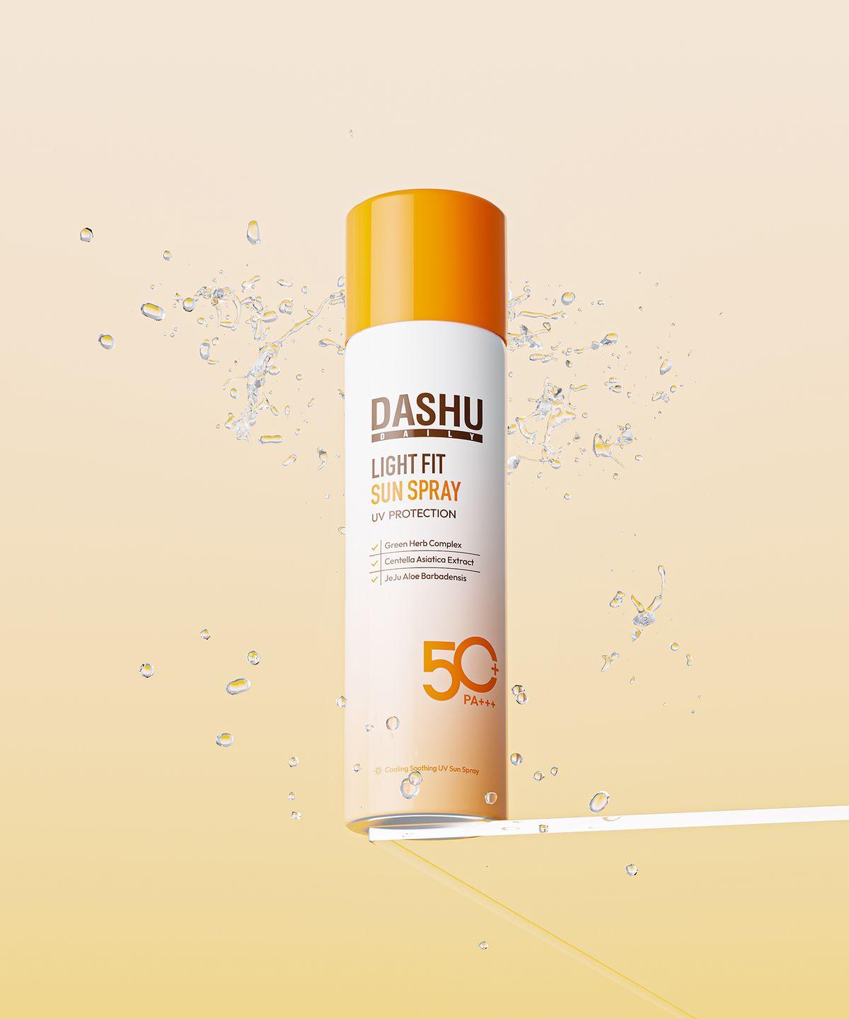 DASHU Солнцезащитный спрей Daily Light Fit 150 мл (SPF50+ / ПА++++)
