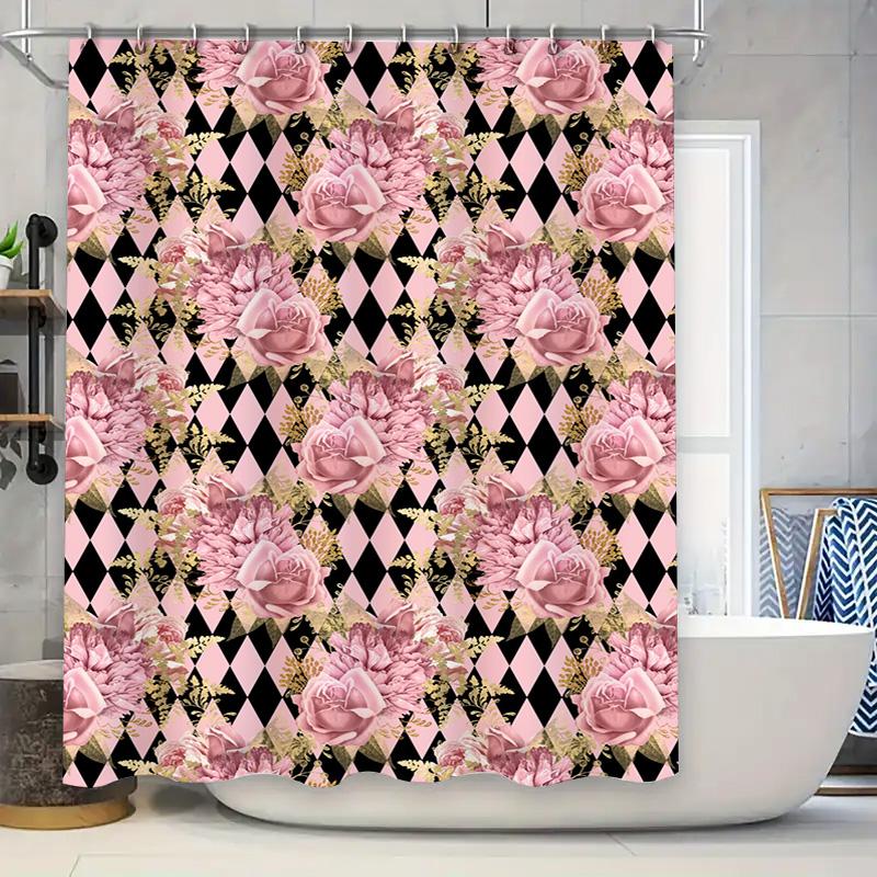 Golden Quatrefoil Shower Curtain, Elegant Bath Decor, Modern Design, White With Gold Print, Size 69X72 Inches Online Shopping At W60H190(CM)-1 Pcs
Golden Quatrefoil Shower Curtain, Elegant Bath Decor, Modern Design, White With Gold Print, Size 69X72 Inches Online Shopping At W60H190(CM)-1 Pcs