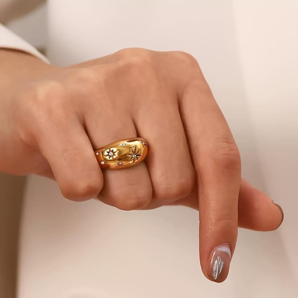 Zircon Luxuy Rings Anillos For Women Elegant Gold Color Rhinestone Geometric Butterfly Ring Waterproof Party Jewelry Her Gift resizable
Zircon Luxuy Rings Anillos For Women Elegant Gold Color Rhinestone Geometric Butterfly Ring Waterproof Party Jewelry Her Gift resizable