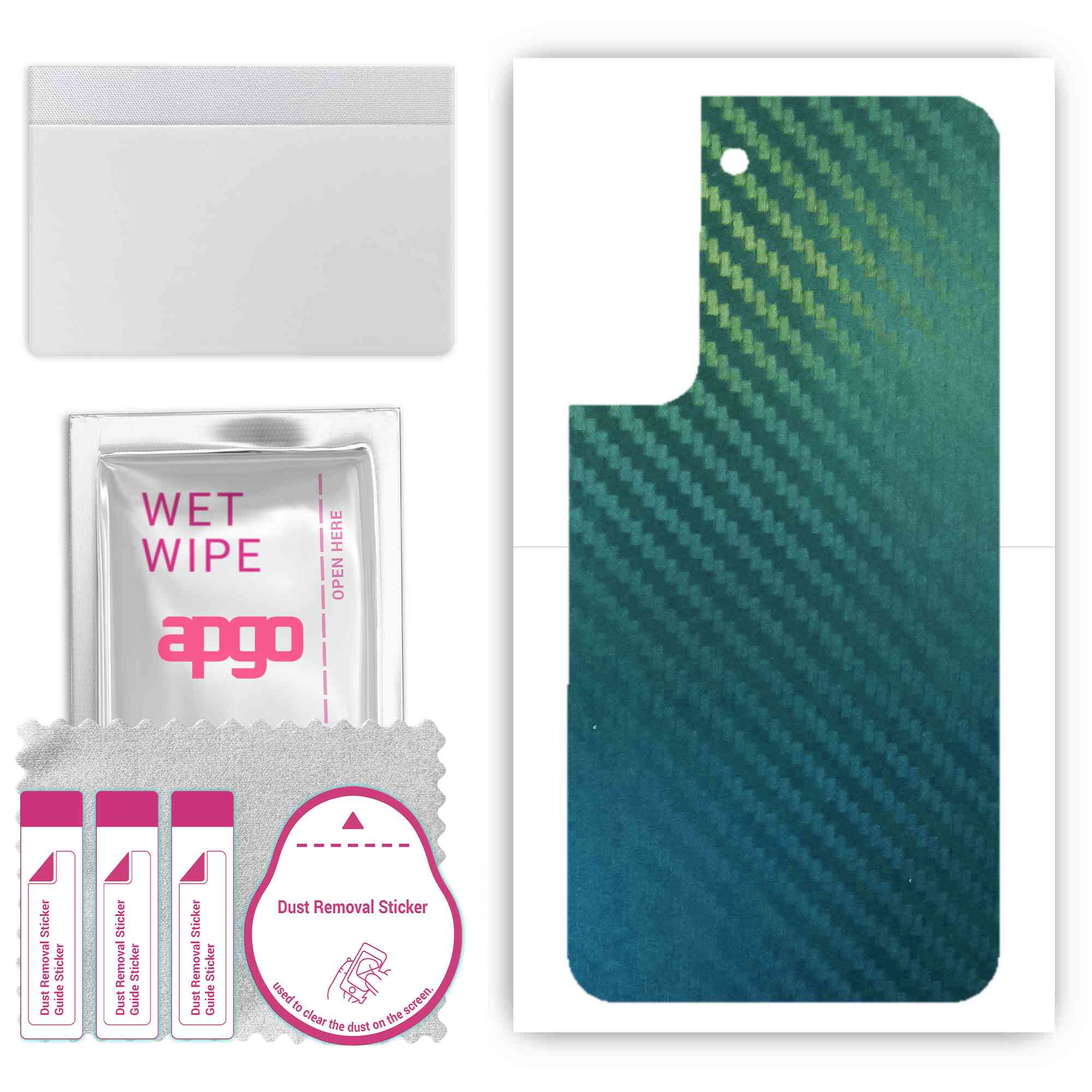 apgo Захисна наклейка для задньої панелі, сумісна з Samsung Galaxy S22, Wrap Film, Foil, Vinyl - Pattern Carbon Chameleon CAKA1
apgo Захисна наклейка для задньої панелі, сумісна з Samsung Galaxy S22, Wrap Film, Foil, Vinyl - Pattern Carbon Chameleon CAKA1