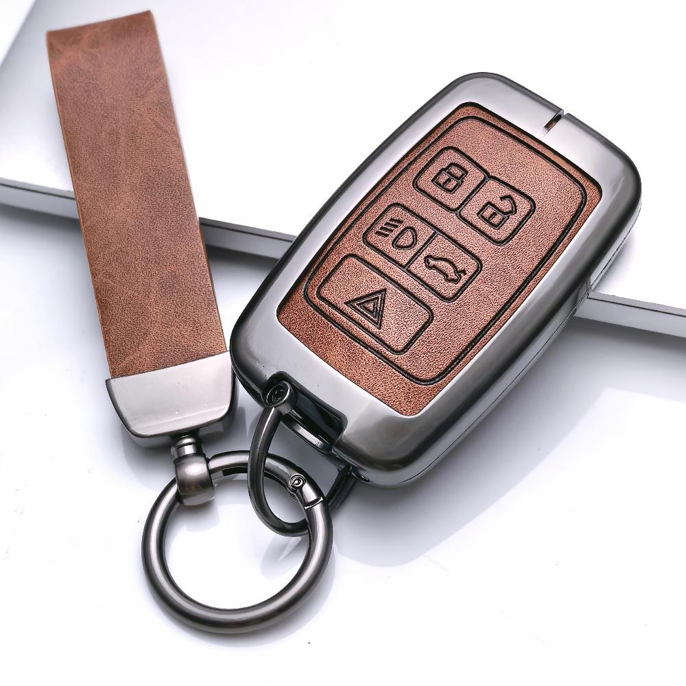 Zinc Alloy Leather For Land Rover Range Rover Sport Evoque Freelander Velar Discovery 4 Jaguar XE XJ XF Remote Key Case Cover коричневий
Zinc Alloy Leather For Land Rover Range Rover Sport Evoque Freelander Velar Discovery 4 Jaguar XE XJ XF Remote Key Case Cover коричневий