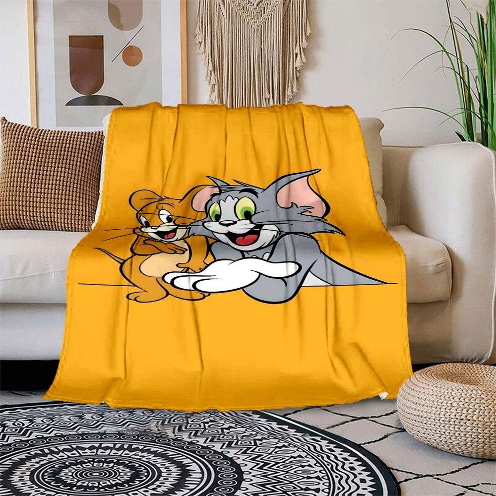 Tom & Jerry Adventure: Classic Cartoon Characters Phone Case Cover Blanket Flannel Throw Blanket for Sofa, Bed, Travel, Camping, Office 100x150cm
Tom & Jerry Adventure: Classic Cartoon Characters Phone Case Cover Blanket Flannel Throw Blanket for Sofa, Bed, Travel, Camping, Office 100x150cm