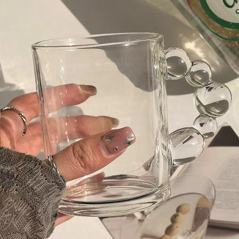 Стеклянная чашка для воды, женская, в стиле Ins, бытовая, молочная кружка, офисная кружка с ручкой, простая кофейная чашка, креативный подарок 300ml
Стеклянная чашка для воды, женская, в стиле Ins, бытовая, молочная кружка, офисная кружка с ручкой, простая кофейная чашка, креативный подарок 300ml