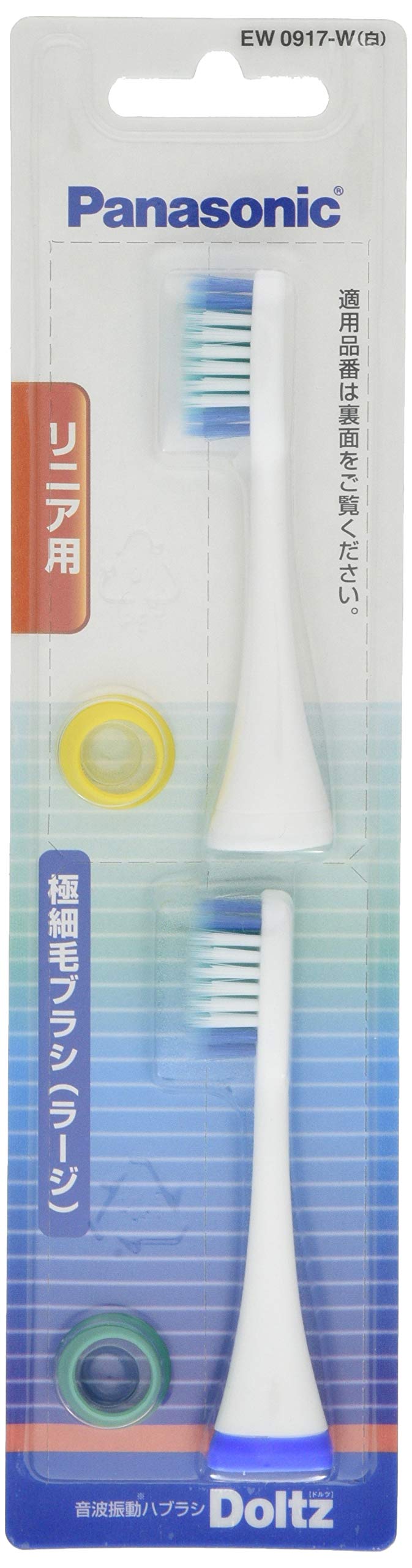 Сменная щетка Panasonic Doltz Ultra Fine Bristle Set of Brush, большая, 2, белая, EW0917-W белый
Сменная щетка Panasonic Doltz Ultra Fine Bristle Set of Brush, большая, 2, белая, EW0917-W белый