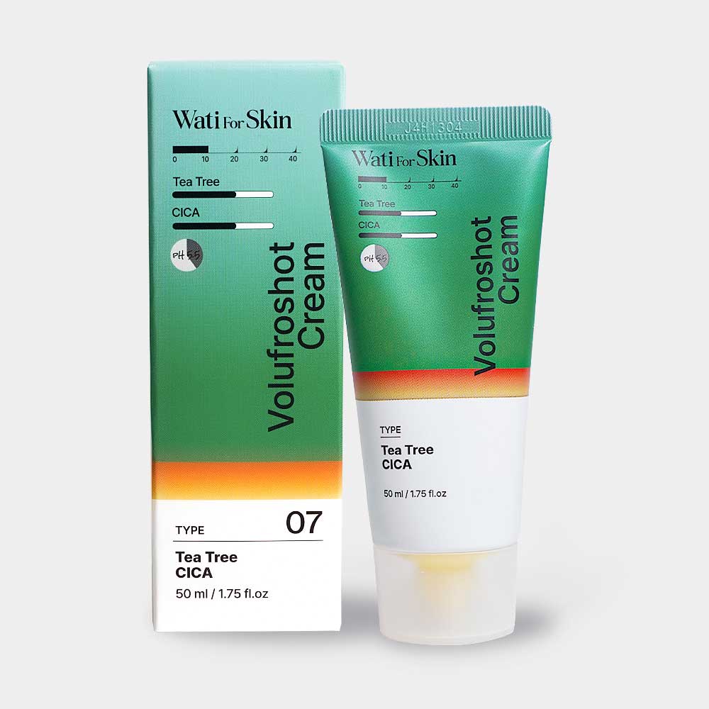 Wati For Skin Tea Tree Cica Blemish Soothing Cream Bor Pro Shot (50мл) | Интенсивный уход за кожей с акне и покраснениями
Wati For Skin Tea Tree Cica Blemish Soothing Cream Bor Pro Shot (50мл) | Интенсивный уход за кожей с акне и покраснениями