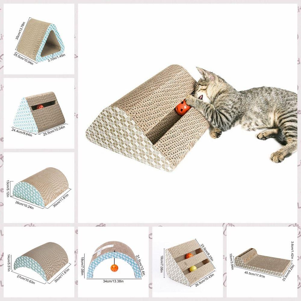 Corrugated Paper Cat Scratch Board Interactive Cat Corrugated Cardboard Pad Relieve Boredom
Corrugated Paper Cat Scratch Board Interactive Cat Corrugated Cardboard Pad Relieve Boredom