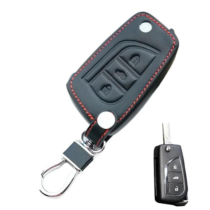 Genuine Leather Smart Key Cover for Toyota Corolla, Camry, Highlander, Levin, RAV4
Genuine Leather Smart Key Cover for Toyota Corolla, Camry, Highlander, Levin, RAV4