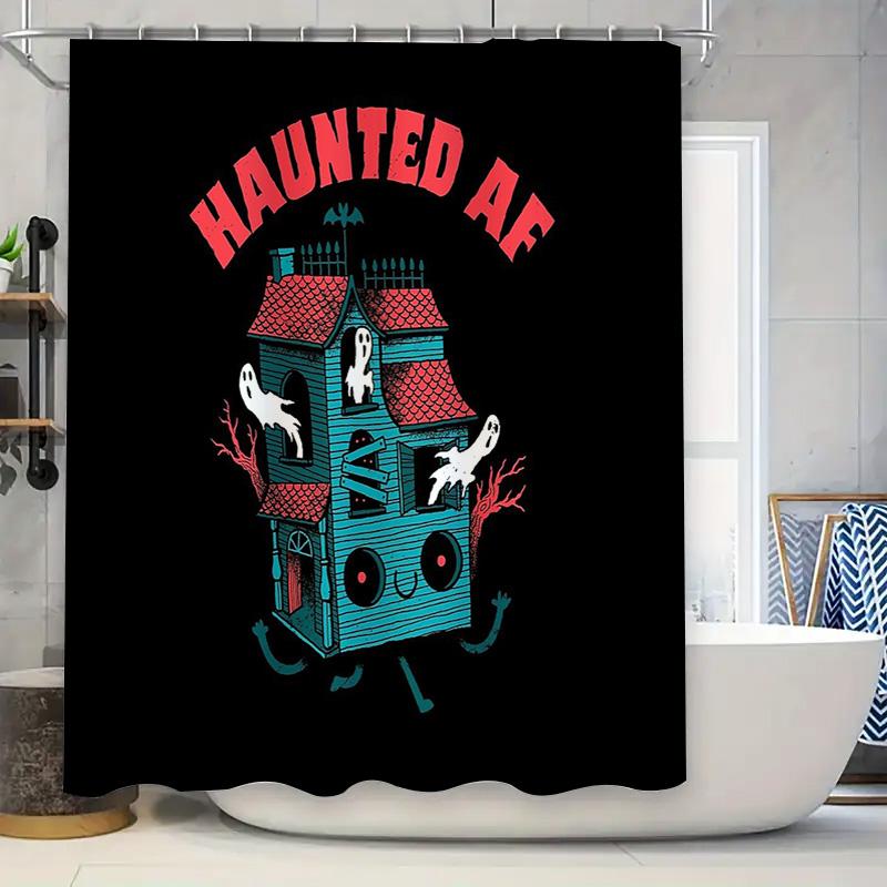 Spooky Gothic Haunted House Shower Curtain Vintage Horror Decor Halloween Bathroom Set Eerie Victorian Style Wall Hanging Tapest W60H190(CM)-1 Pcs
Spooky Gothic Haunted House Shower Curtain Vintage Horror Decor Halloween Bathroom Set Eerie Victorian Style Wall Hanging Tapest W60H190(CM)-1 Pcs