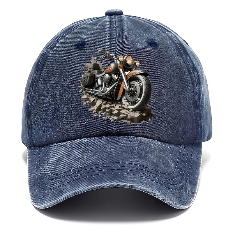 Motorcycle Graphic Baseball Cap Vintage Washed Adjustable Outdoor Sports Hat Unisex Adults One Size темно-синий
Motorcycle Graphic Baseball Cap Vintage Washed Adjustable Outdoor Sports Hat Unisex Adults One Size темно-синий