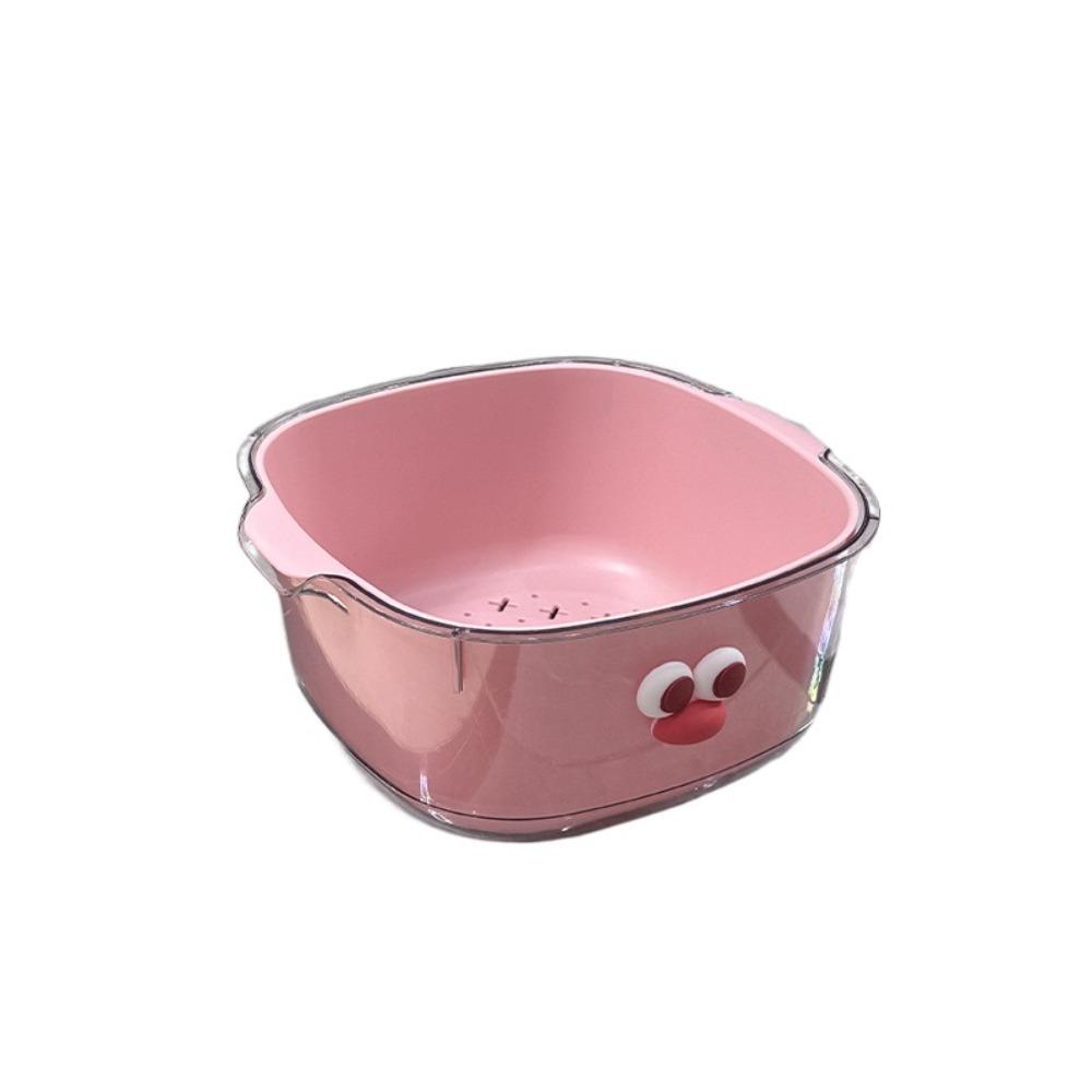 Plastic Drainer Bowl Double Drain Tomato Washer High Quality Berry Washer рожевий
Plastic Drainer Bowl Double Drain Tomato Washer High Quality Berry Washer рожевий