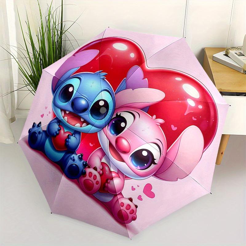 Stitch,Lilo Fully automatic themed umbrella 8 ribs durable iron frame, tri fold compact design, perfect as a gift, travel umbrella, unisex
Stitch,Lilo Fully automatic themed umbrella 8 ribs durable iron frame, tri fold compact design, perfect as a gift, travel umbrella, unisex