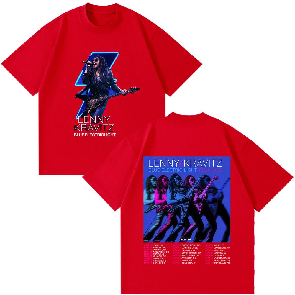 Lenny Kravitz Blue Electric Light Tour Merch 2025 Tshirts Fans Gift Unisex Women Clothing Vintage Short Sleeve T Shirts Streetwear S
Lenny Kravitz Blue Electric Light Tour Merch 2025 Tshirts Fans Gift Unisex Women Clothing Vintage Short Sleeve T Shirts Streetwear S