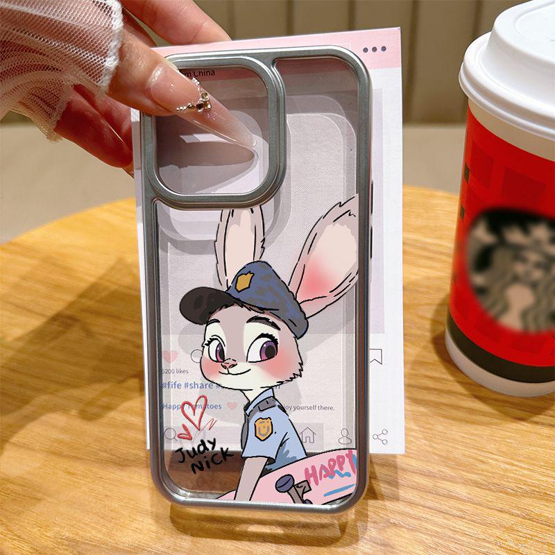 Electroplated iPhone Case with Police Rabbit Design for Apple 13-17 PROMAX/XS/7/8P iPhone 17 Air
Electroplated iPhone Case with Police Rabbit Design for Apple 13-17 PROMAX/XS/7/8P iPhone 17 Air
