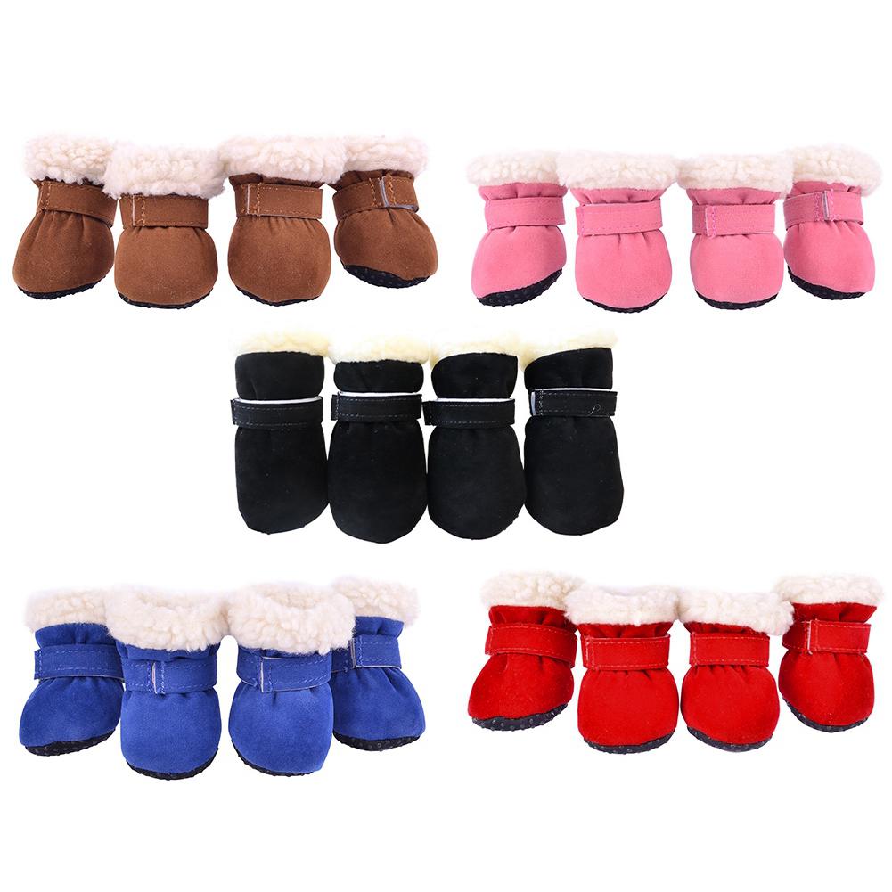 4Pcs Pet Dog Snow Boots Autumn Winter Warm Plush Dog Shoes for Small Medium Dog Cats S-XL Soft with Non-Slip Soles S
4Pcs Pet Dog Snow Boots Autumn Winter Warm Plush Dog Shoes for Small Medium Dog Cats S-XL Soft with Non-Slip Soles S