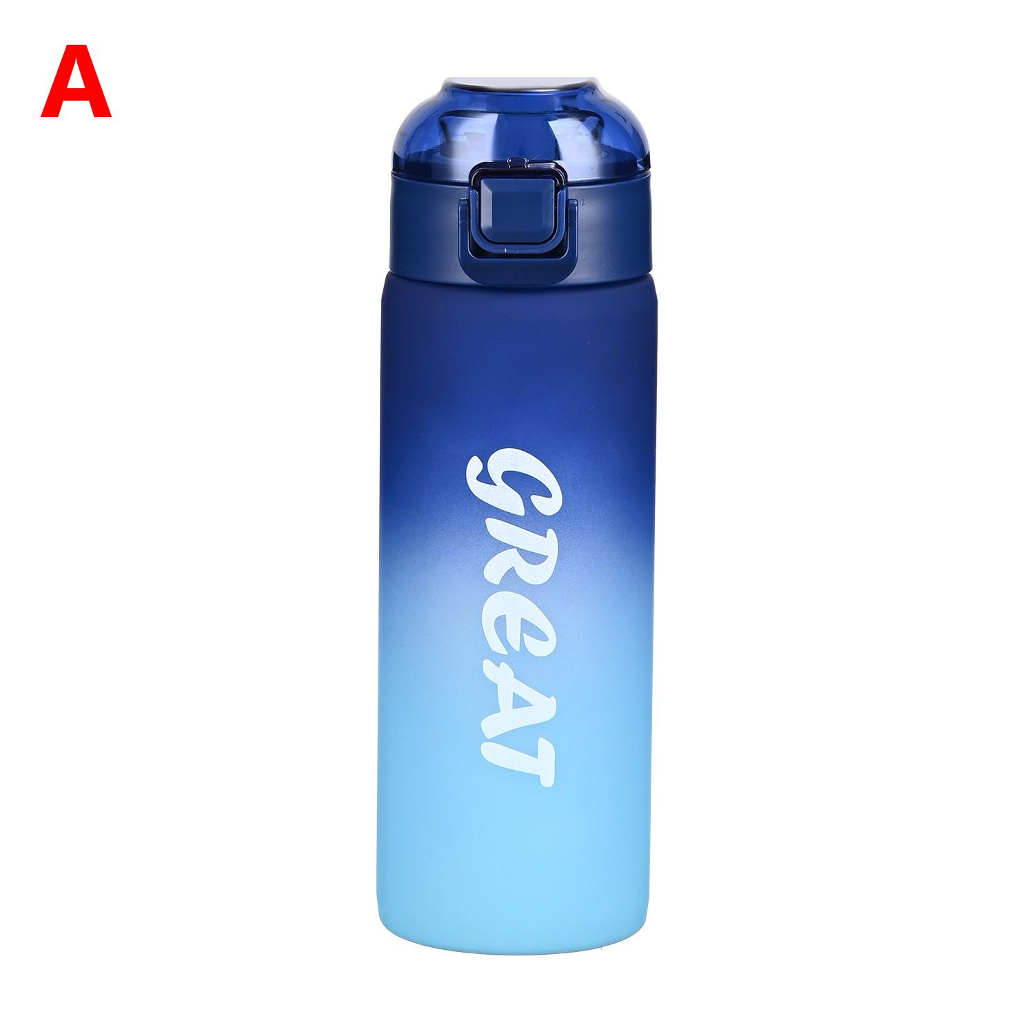 650Ml Large Capacity Sports Water Bottle Gradient Color Plastic Cup Drink Items Outdoor Beach Travel Portable Gym Fitness Jugs
650Ml Large Capacity Sports Water Bottle Gradient Color Plastic Cup Drink Items Outdoor Beach Travel Portable Gym Fitness Jugs